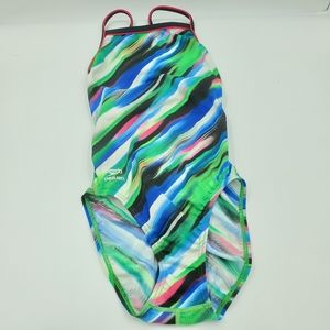 Vintage Speedo Endurance One Piece Swimsuit Womens